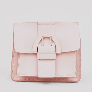 NWOT 😈 ZAC POSEN small leather Buckle bag